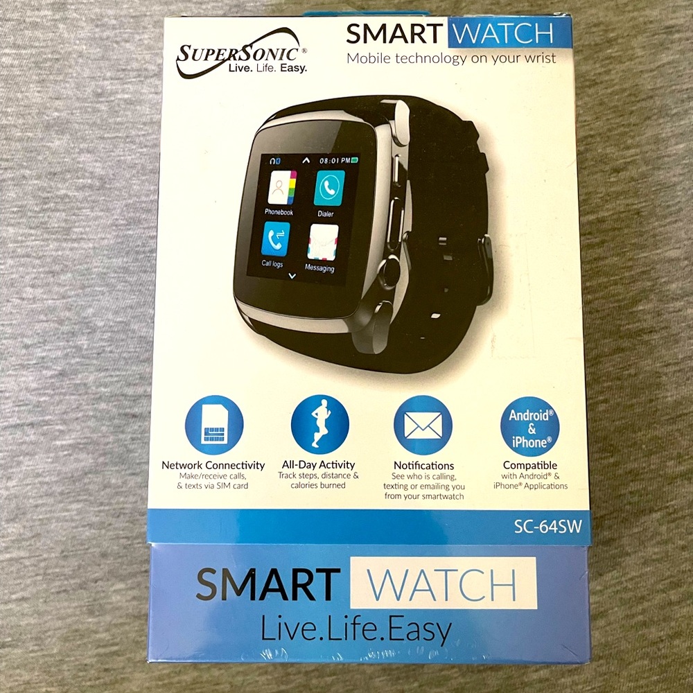 Supersonic smart watch SC 64SW